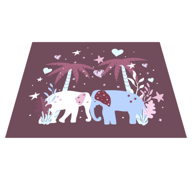 Children's Safari kids vinyl carpet - TenStickers