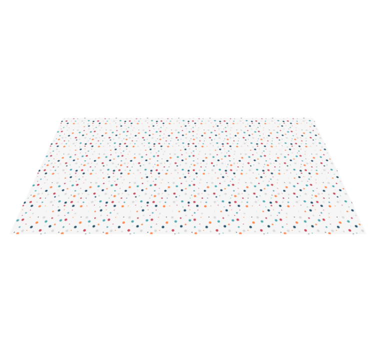 Polka Dot Fun kids vinyl carpet - TenStickers