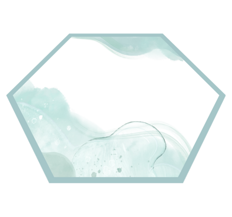 Soft Aqua Swirls minimalist vinyl carpet - TenStickers