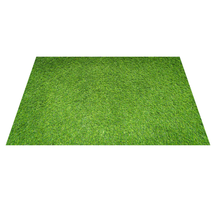Realistic Green Grass vinyl rug - TenStickers