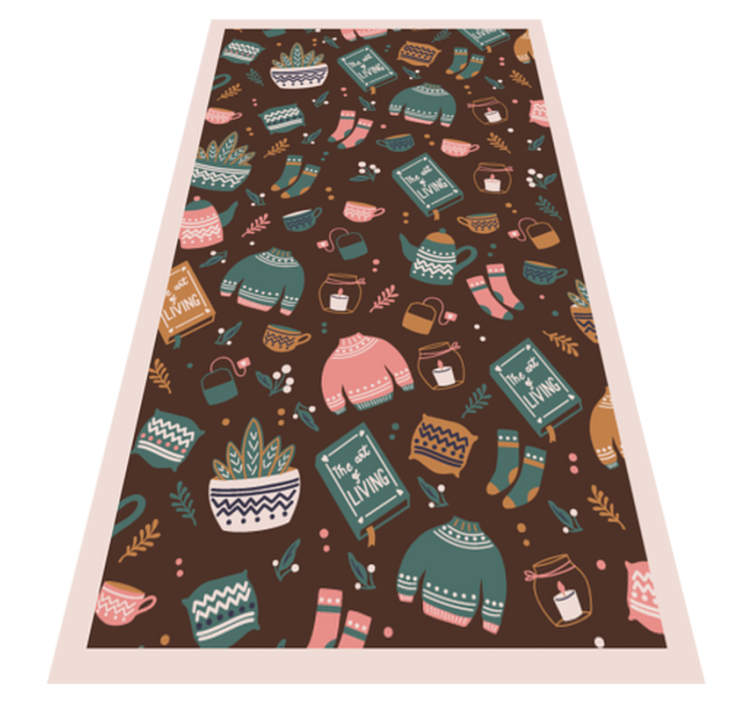 Cozy living essentials teen vinyl carpet - TenStickers