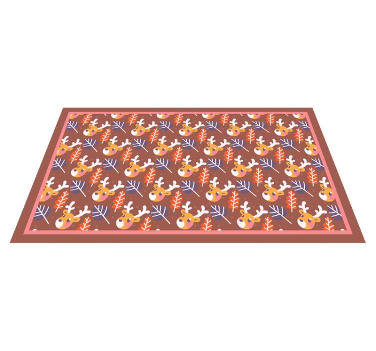 Baby deers design Christmas vinyl carpet - TenStickers