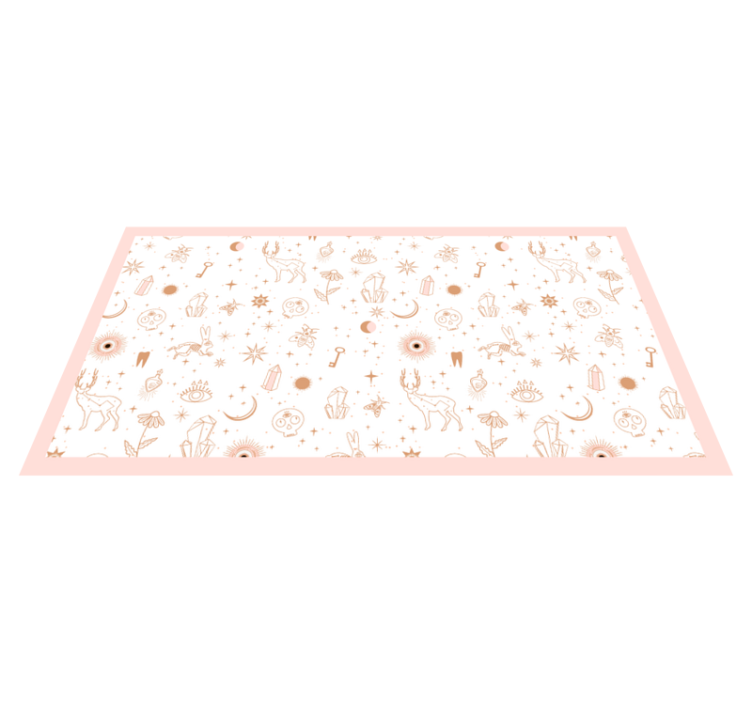 Celestial minimalist design nursery vinyl carpet - TenStickers