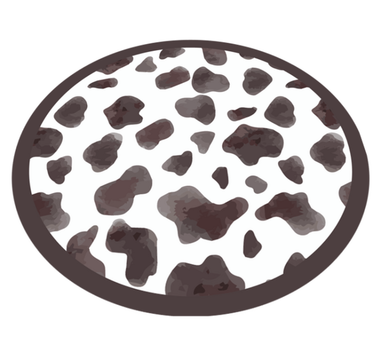 Cowhide Style animal print vinyl carpet - TenStickers
