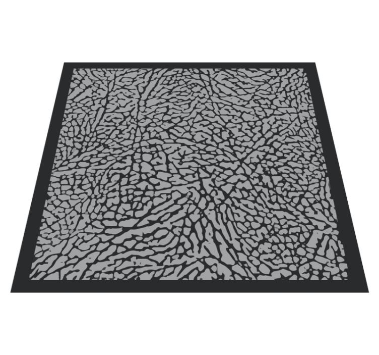 Textured dark pattern grey vinyl carpet - TenStickers