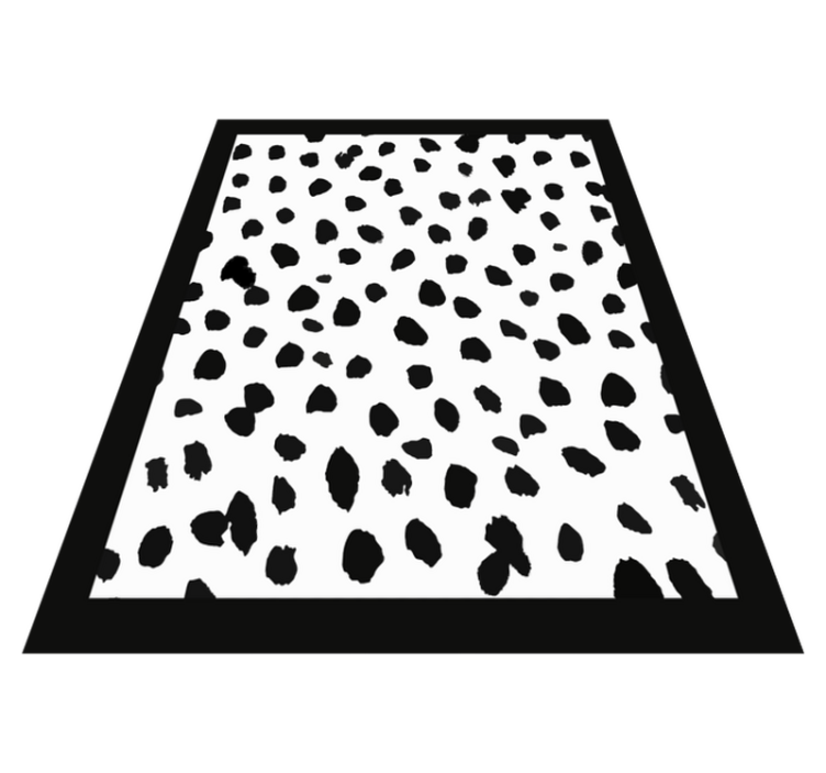Bold spotted style bedroom vinyl carpet - TenStickers