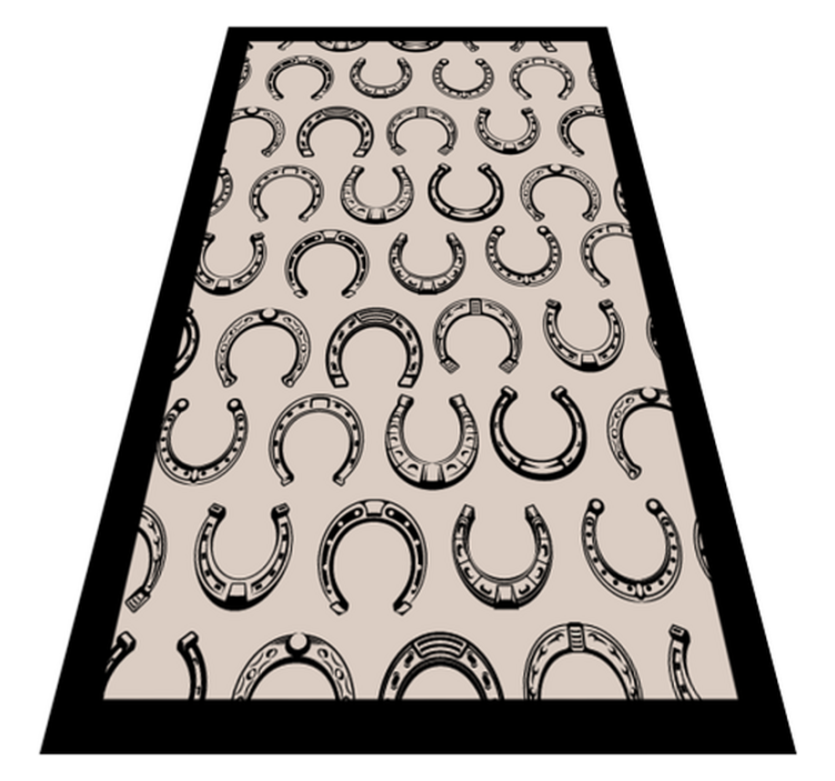 Horseshoe Pattern mosaic vinyl carpet - TenStickers