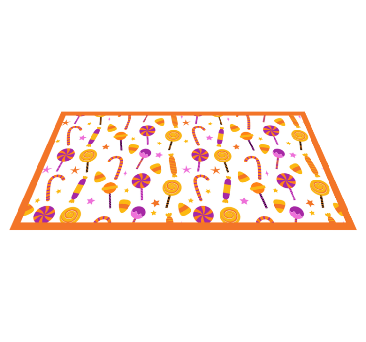 Colorful candy design kitchen vinyl carpet - TenStickers