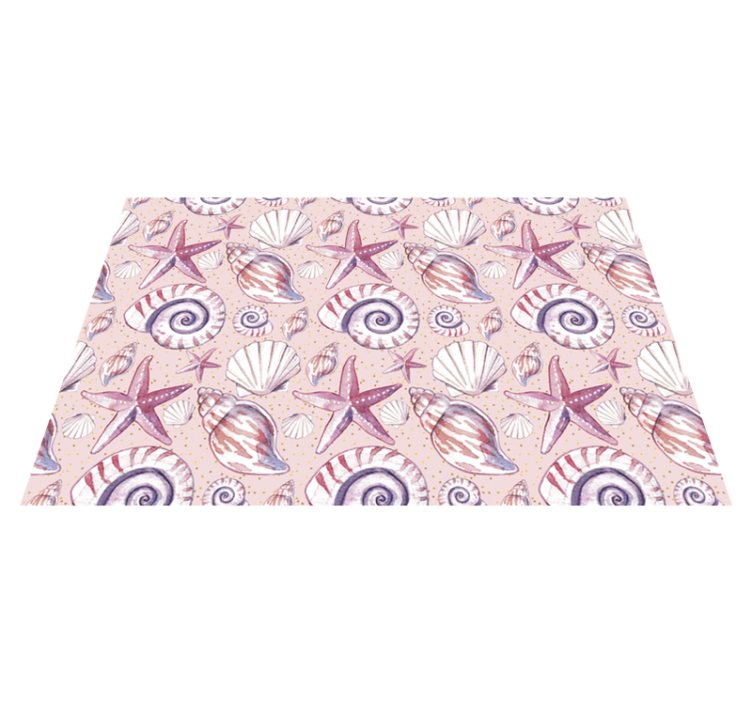 Shells and Celestials nature vinyl carpet - TenStickers