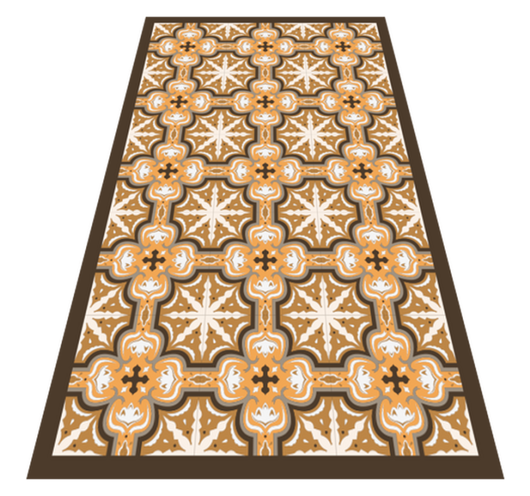 Graceful star emblem kitchen vinyl carpet - TenStickers