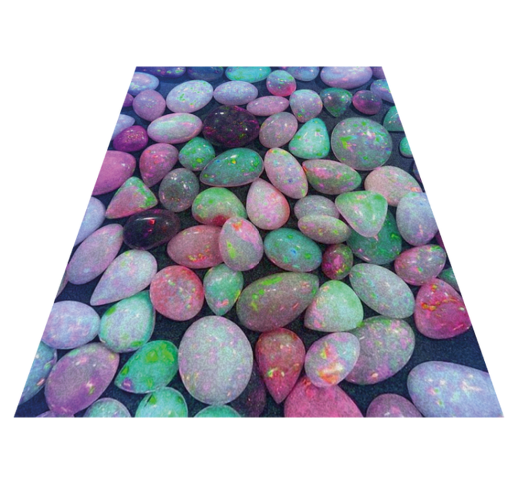 Colorful pebble stone effect vinyl carpet - TenStickers
