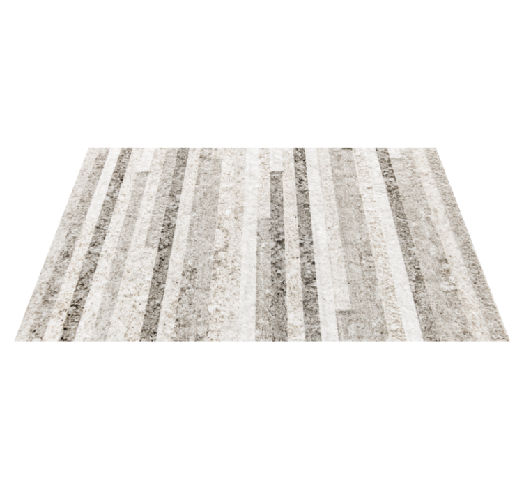 Textured Grey Stripes wood effect vinyl carpet - TenStickers