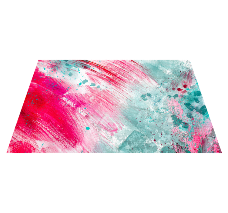 Splash of colours modern vinyl carpet - TenStickers