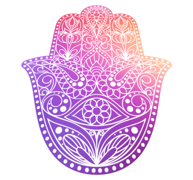 Mandala vinyl carpet in handcrafted design - TenStickers