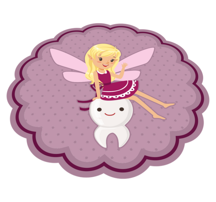 FAIRY AND TOOTH kids vinyl carpet - TenStickers