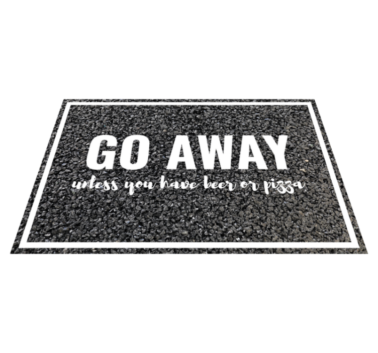 Go away unless entrance hall vinyl carpet - TenStickers