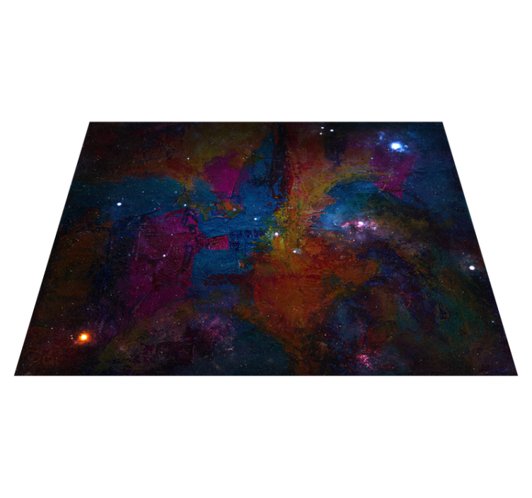Cosmic Space Design star vinyl carpet - TenStickers
