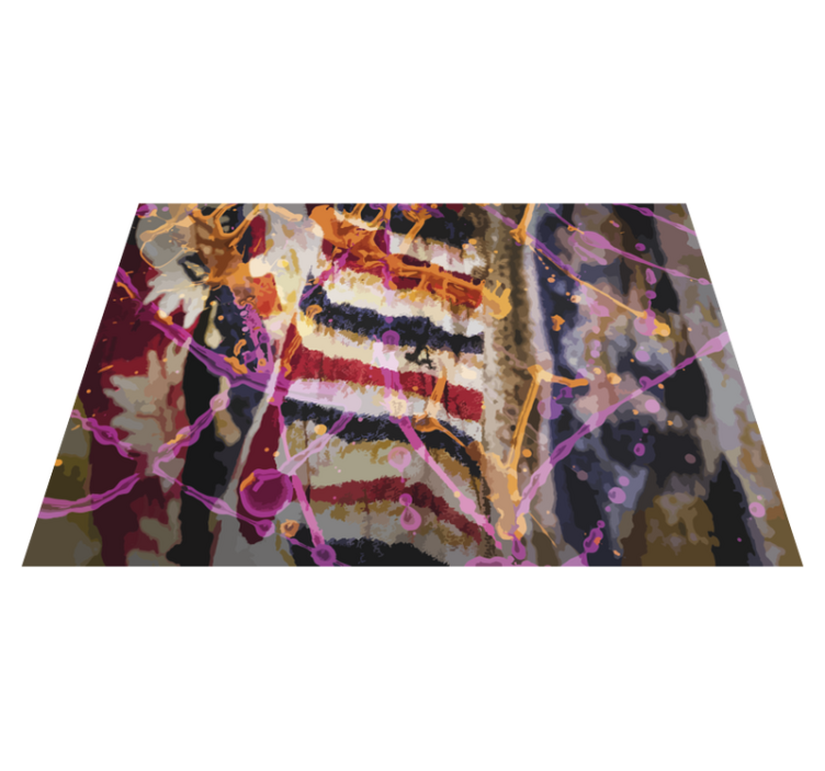 Abstract Color Flow texture vinyl carpet - TenStickers