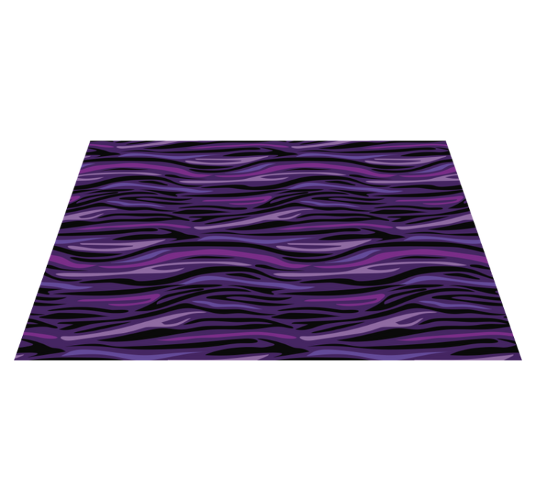Purple Wave Pattern animal print vinyl carpet - TenStickers