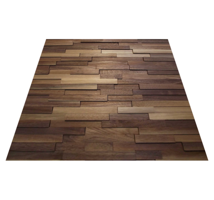 Stylish Pattern wood effect vinyl carpet - TenStickers