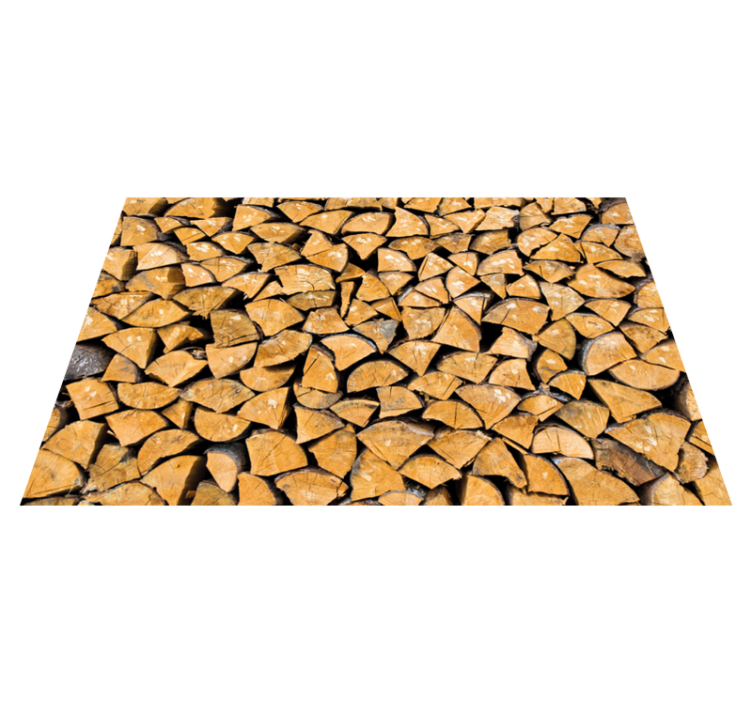 Slice Pattern wood effect vinyl carpet - TenStickers