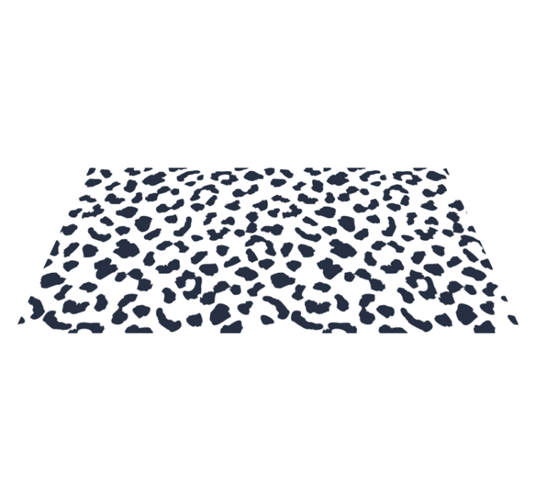 Leopard spot print animal print vinyl carpet - TenStickers