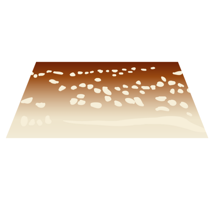 Brown walkway stone effect vinyl carpet - TenStickers