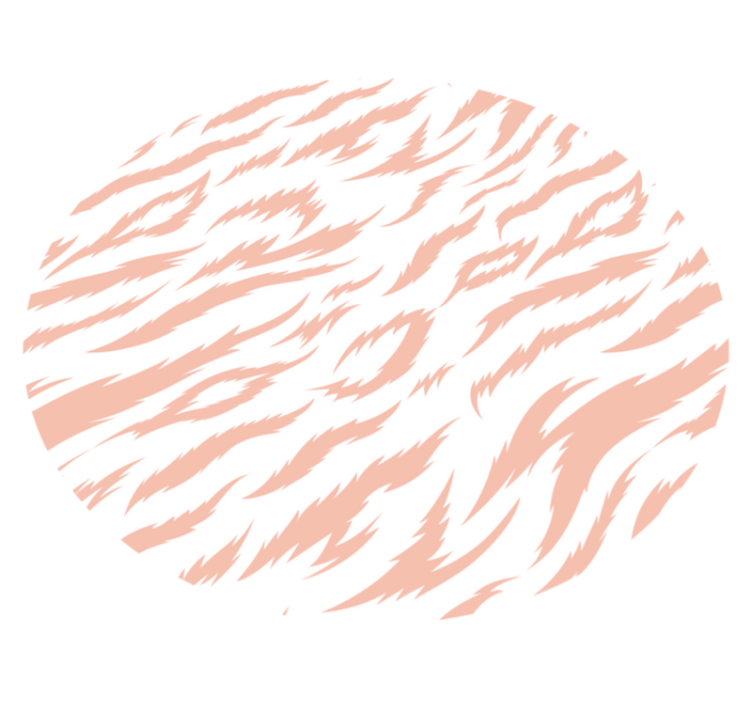 Tiger Stripe Motif animal print vinyl carpet - TenStickers