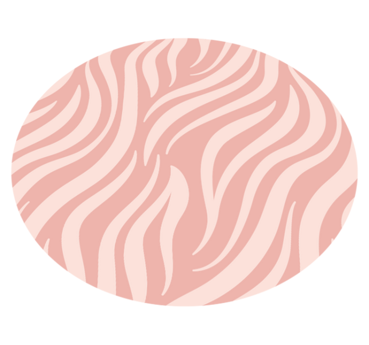 Elegant Zebra Stripes animal print vinyl carpet - TenStickers