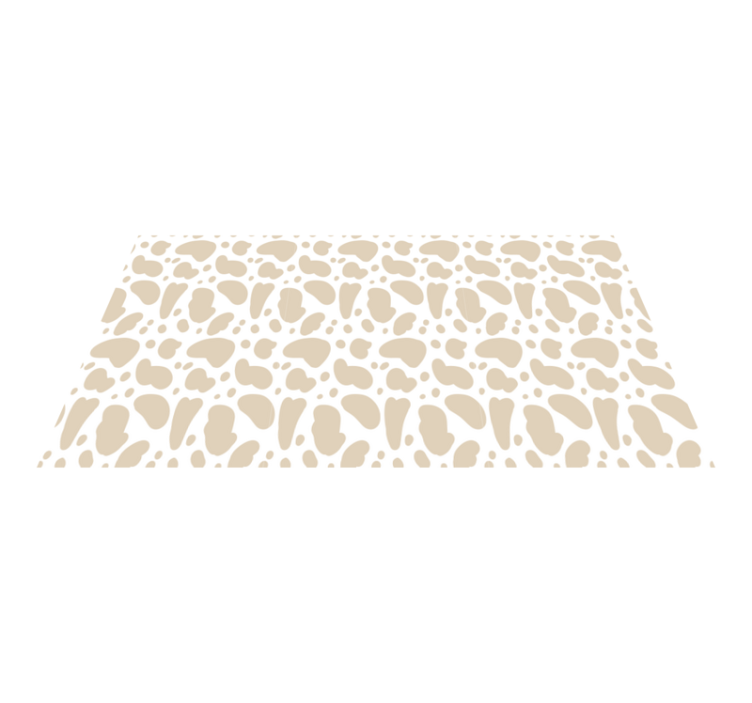 Beige giraffe spots animal print vinyl carpet - TenStickers