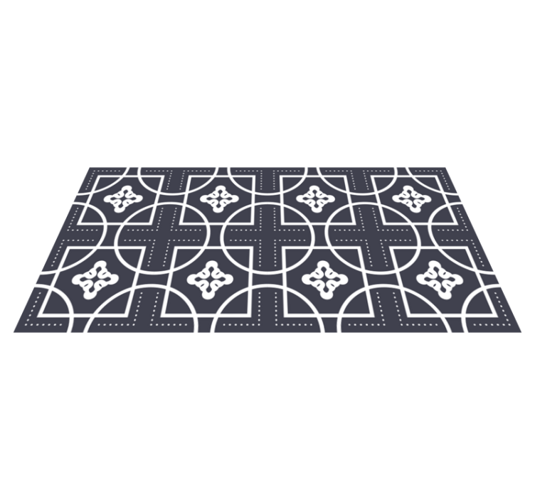 Shape play geometric vinyl carpet - TenStickers
