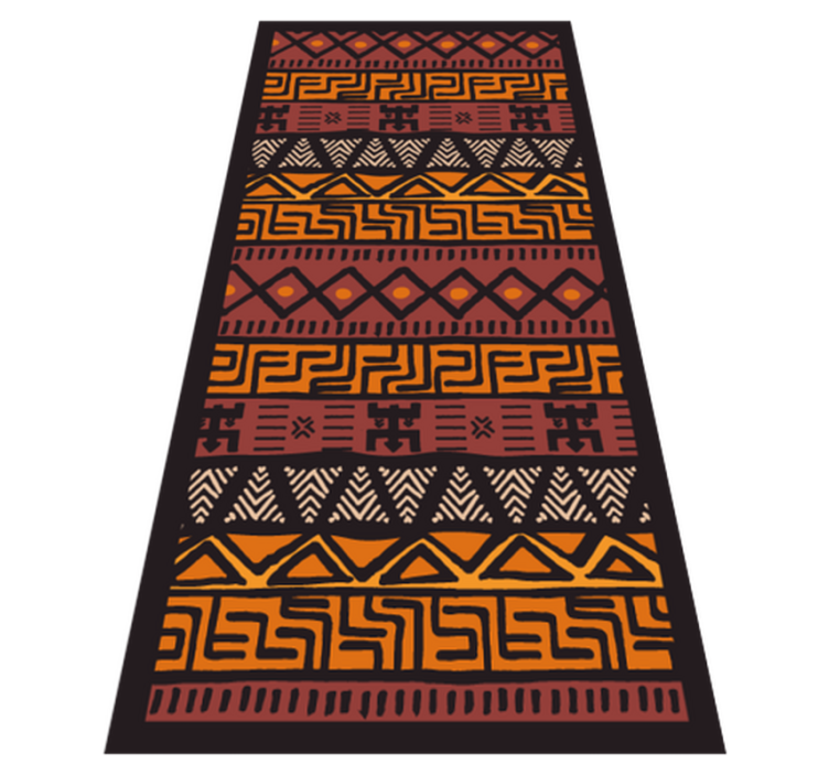 African style  ethnic  vinyl rug - TenStickers