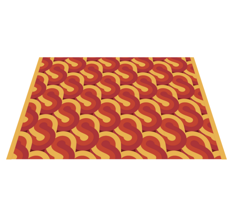 Dynamic retro design vintage vinyl carpet - TenStickers