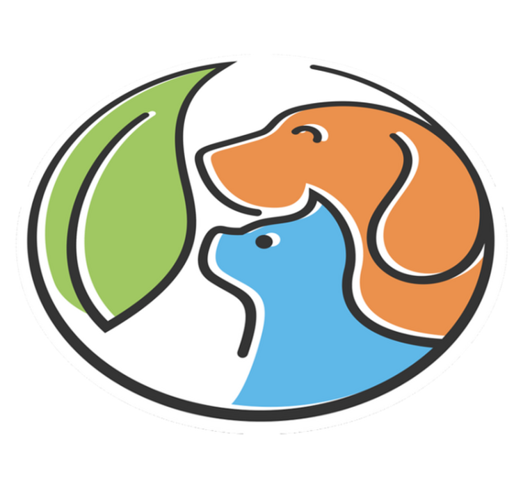 Conceptual animal faces animal vinyl carpet - TenStickers