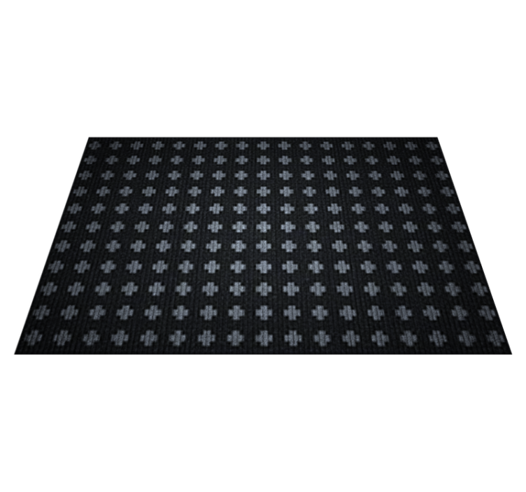 Intersecting Cross Arrangement minimalist vinyl carpet - TenStickers