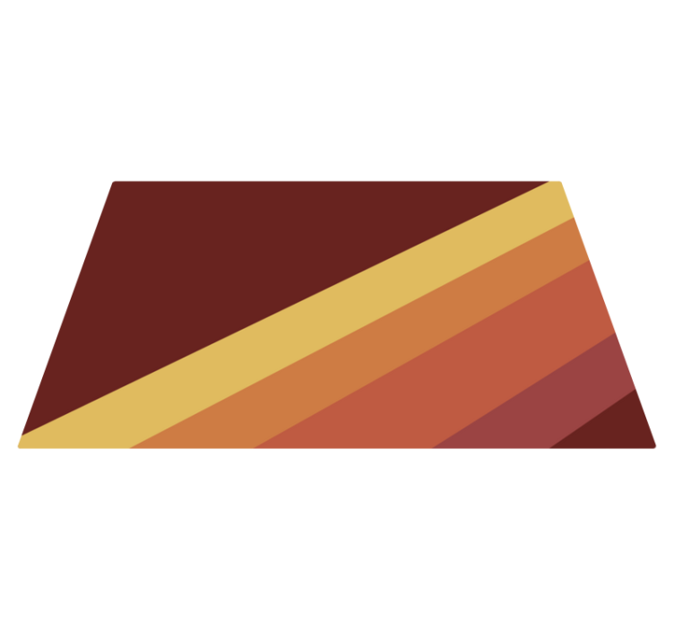 Vibrant Striped Motif minimalist vinyl carpet - TenStickers