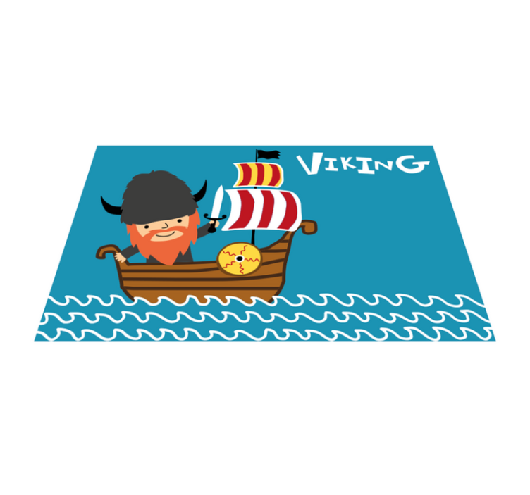 Viking adventure kids vinyl carpet - TenStickers