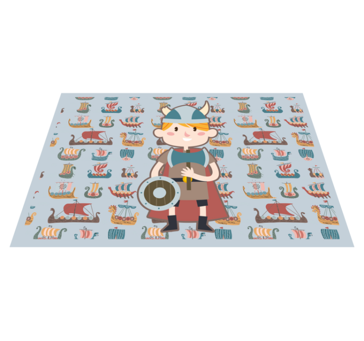 Viking adventures kids vinyl carpet - TenStickers
