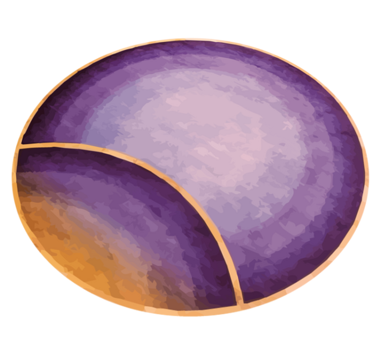 Gradient orbs purple vinyl carpet - TenStickers