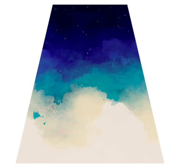Oceanic colours marble vinyl carpet - TenStickers