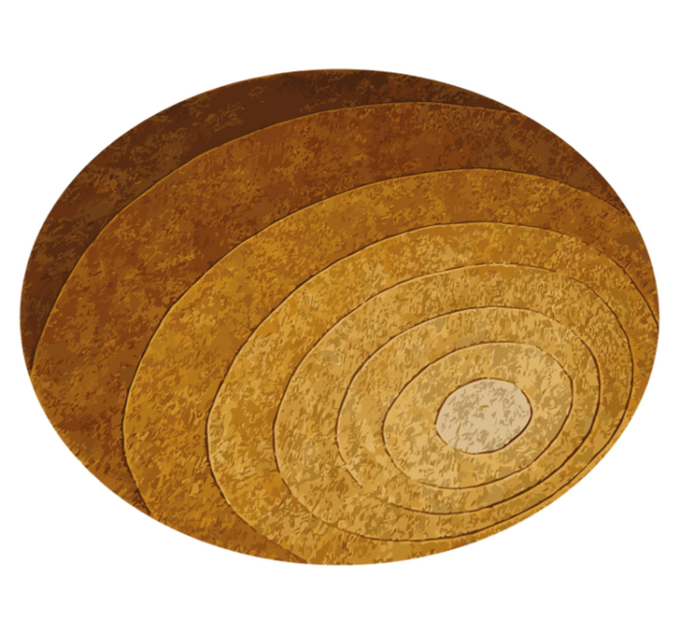 Nature layers wood effect vinyl carpet - TenStickers