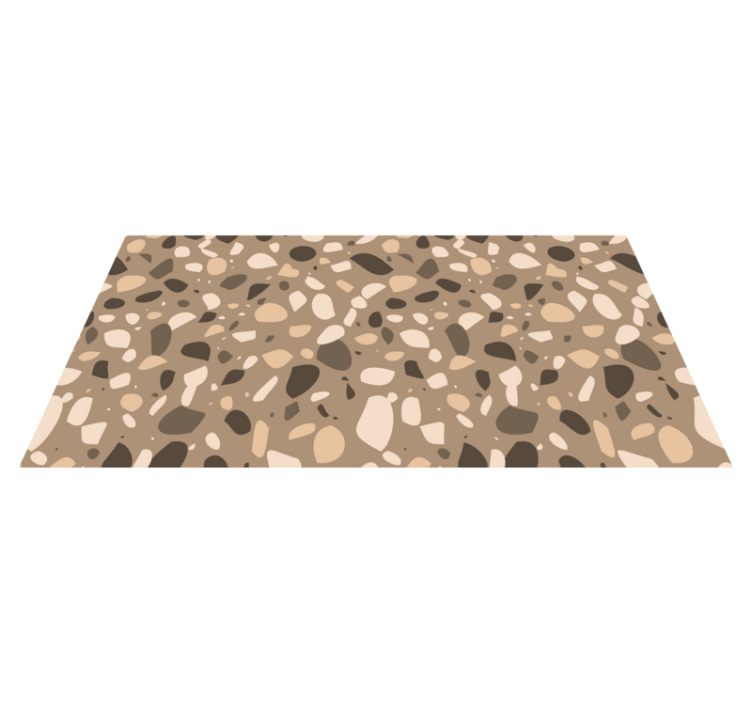 Abstract pebble stone effect vinyl carpet - TenStickers
