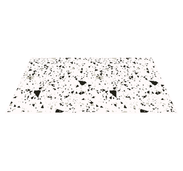 Terrazzo fragmentation marble vinyl carpet - TenStickers