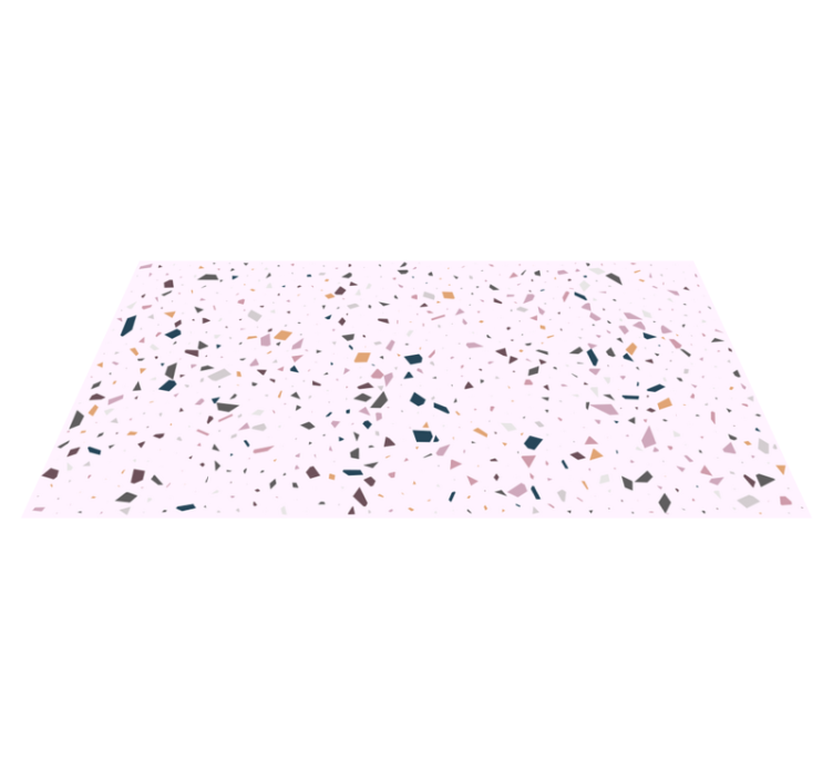 Colorful Geometric Shards marble vinyl carpet - TenStickers