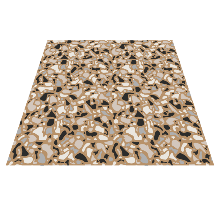 TEXTURED STONE PATTERN bathroom vinyl carpet - TenStickers