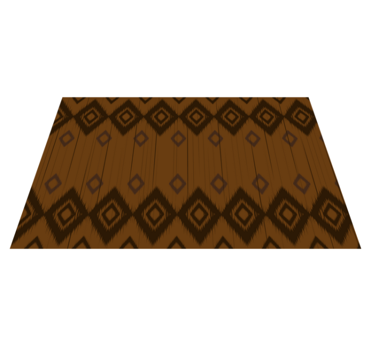 Cultural Geometric Element ethnic vinyl carpet - TenStickers