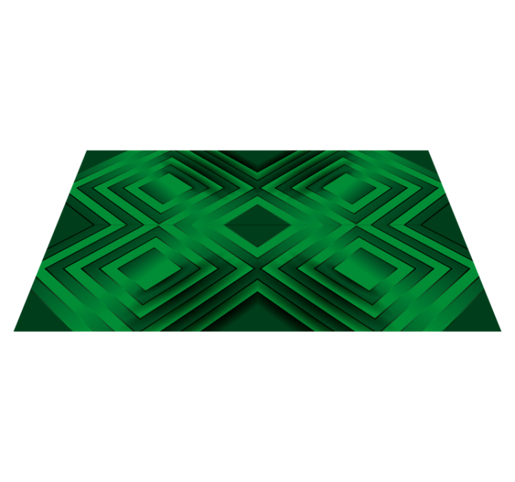 Rhombuses pattern geometric vinyl carpet - TenStickers