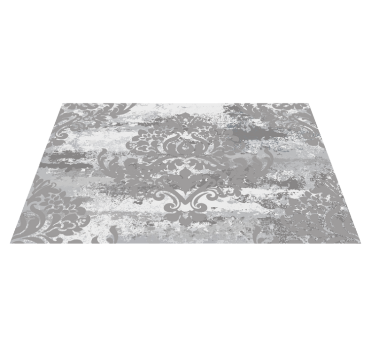 Elegant Grey Swirls marble vinyl carpet - TenStickers