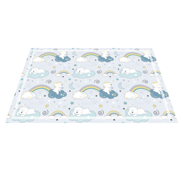 Overcast Reverie kids vinyl carpet - TenStickers
