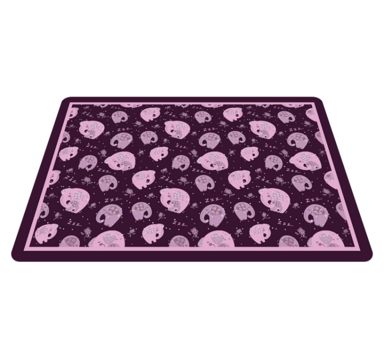 Sweet Elephant Dreams kids vinyl carpet - TenStickers